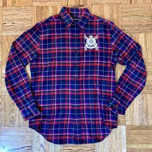 Ladies Ralph Lauren Sport flannel button up shirt (Size 6)